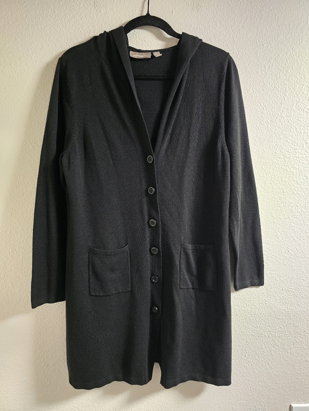 Croft & Barrow Black Long Sweater